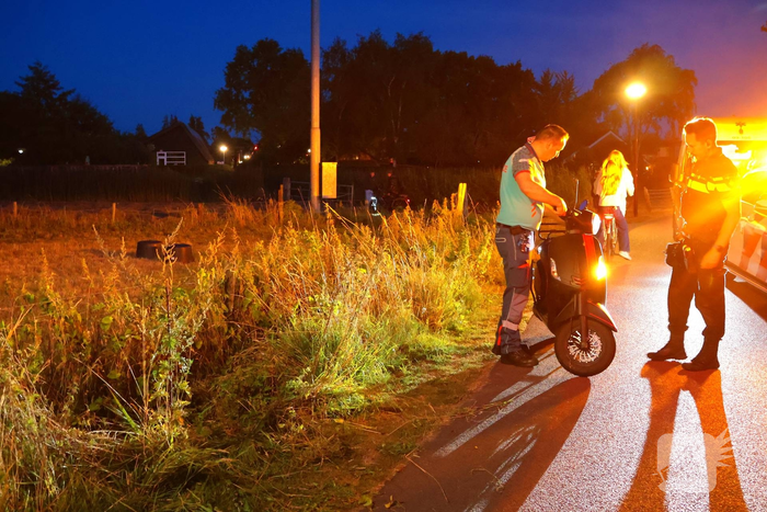 Scooterrijder gewond na val