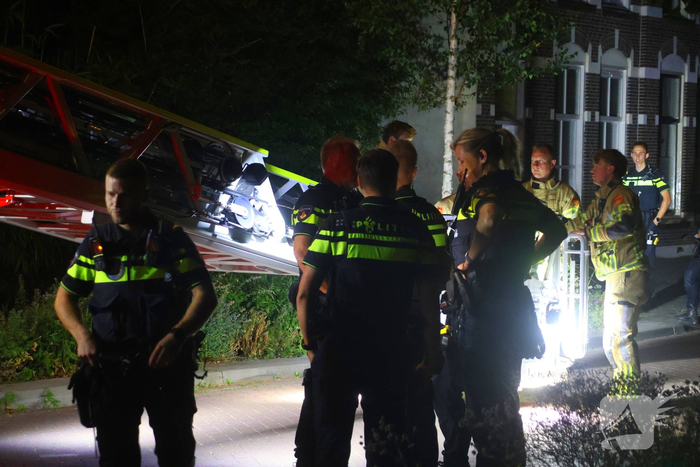Grote inzet hulpdiensten voor woninginbraak