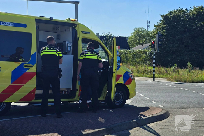 Fietser naar ziekenhuis na ongeval