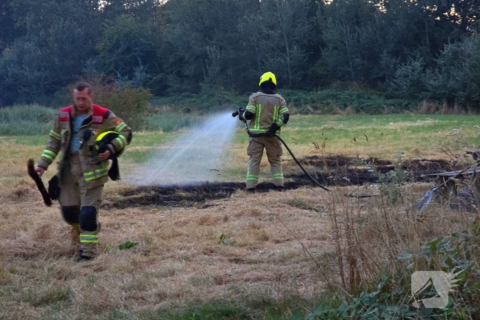 Brandweer snel in actie bij natuurbrand