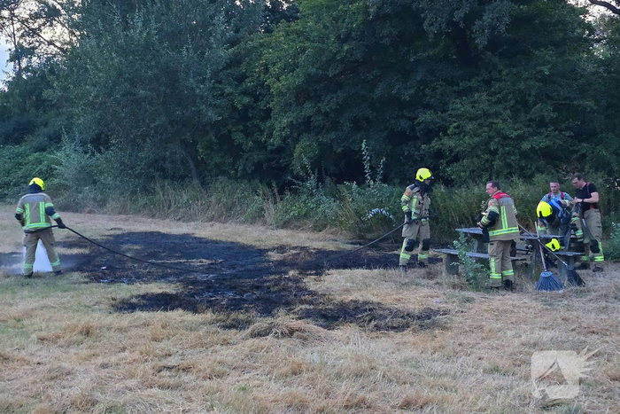 Brandweer snel in actie bij natuurbrand