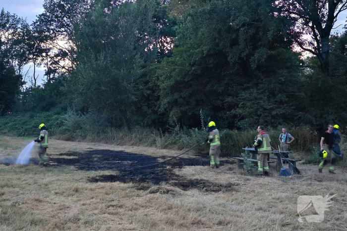 Brandweer snel in actie bij natuurbrand