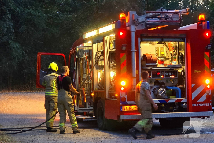 Brandweer snel in actie bij natuurbrand