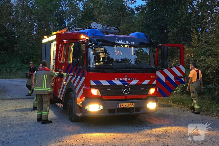 Brandweer snel in actie bij natuurbrand