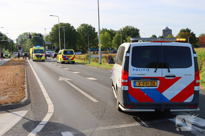 Traumahelikopter ingezet na fietsongeval