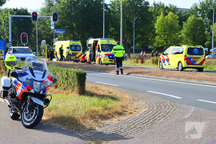 Traumahelikopter ingezet na fietsongeval
