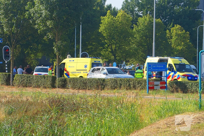 Traumahelikopter ingezet na fietsongeval