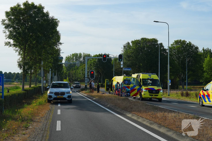 Traumahelikopter ingezet na fietsongeval