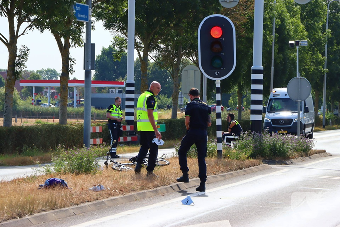 Traumahelikopter ingezet na fietsongeval