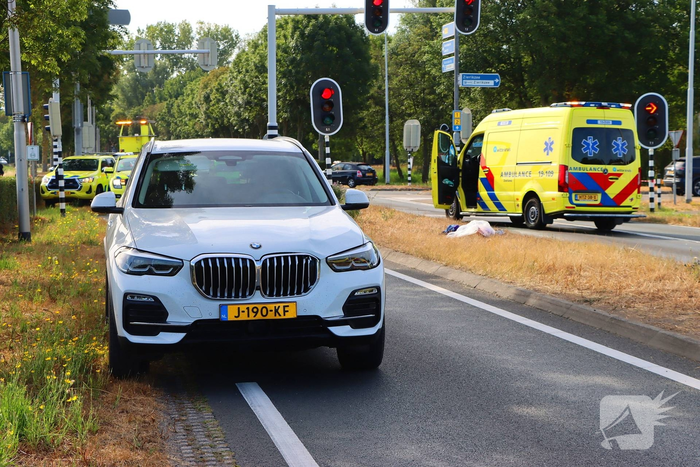 Traumahelikopter ingezet na fietsongeval