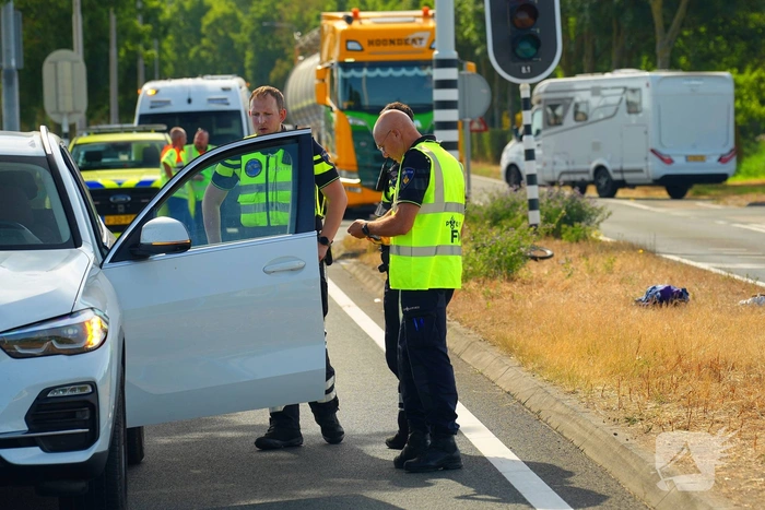 72-jarige fietster overleden na aanrijding