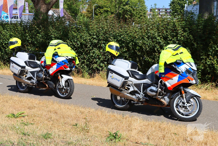 Motor en auto betrokken bij ongeval