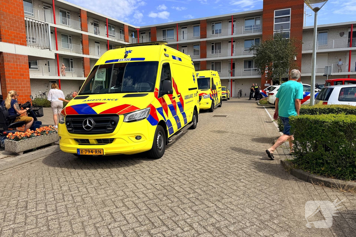 Hulpdiensten massaal aanwezig na medisch incident
