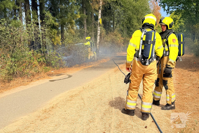 Brand in bosgebied veroorzaakt verontrustende situatie