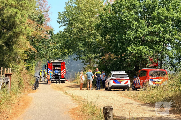 Brand in bosgebied veroorzaakt verontrustende situatie