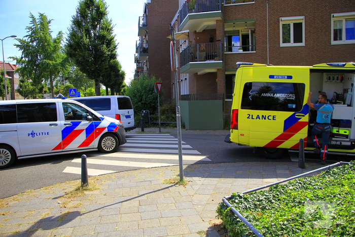 Ongeval met baby en kind eindigt zonder gewonden
