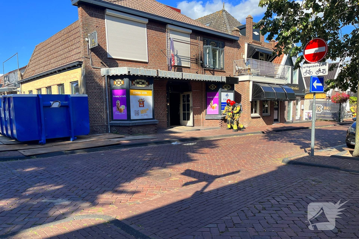 Brandweer ingezet voor gaslekkage