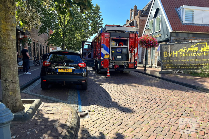Brandweer ingezet voor gaslekkage