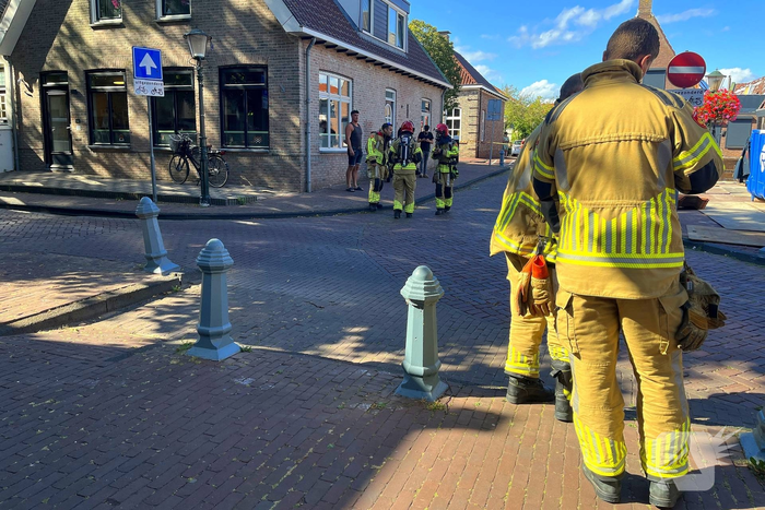 Brandweer ingezet voor gaslekkage