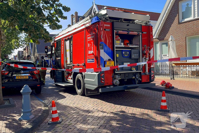 Brandweer ingezet voor gaslekkage