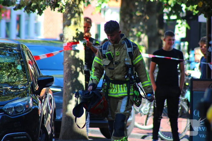 Brandweer ingezet voor gaslekkage