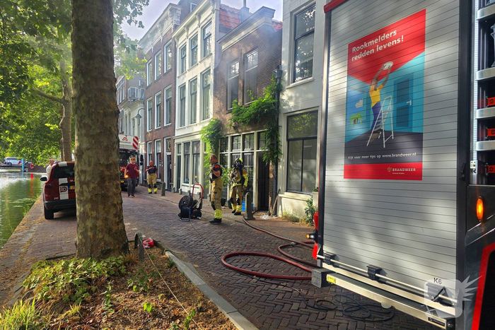 Deur geforceerd om brand in vaatwasser te bereiken