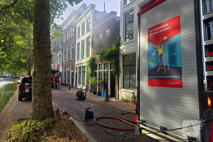 Deur geforceerd om brand in vaatwasser te bereiken