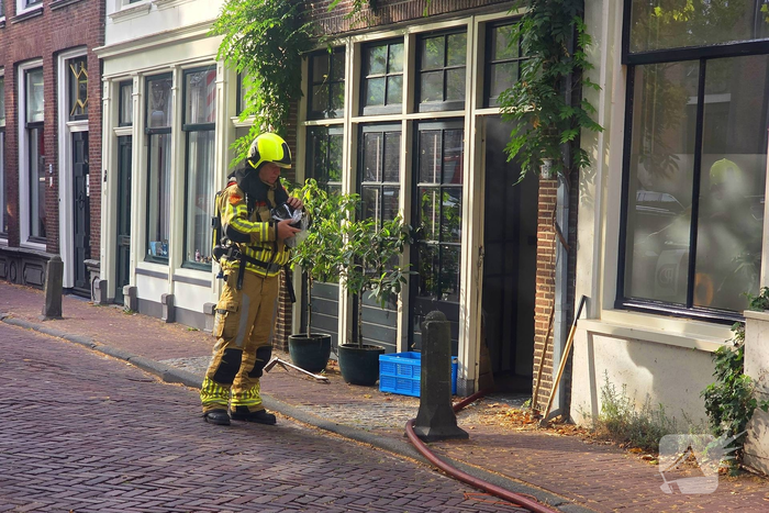Deur geforceerd om brand in vaatwasser te bereiken