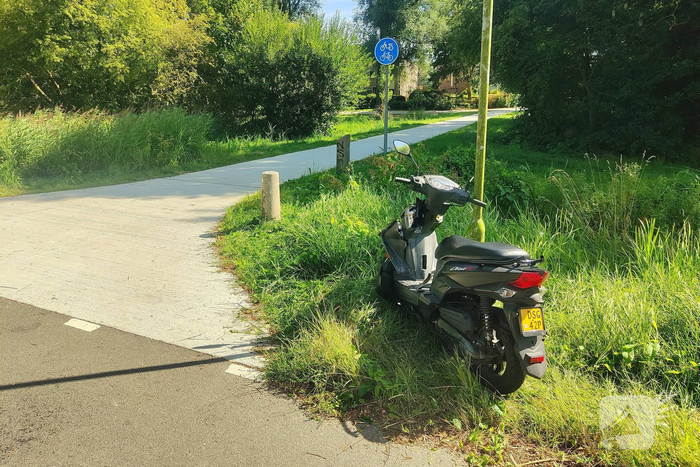 Schade aan scooter na botsing