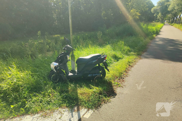 Schade aan scooter na botsing