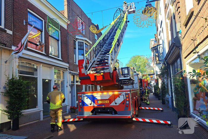 Brandweer ingezet voor dakbrand