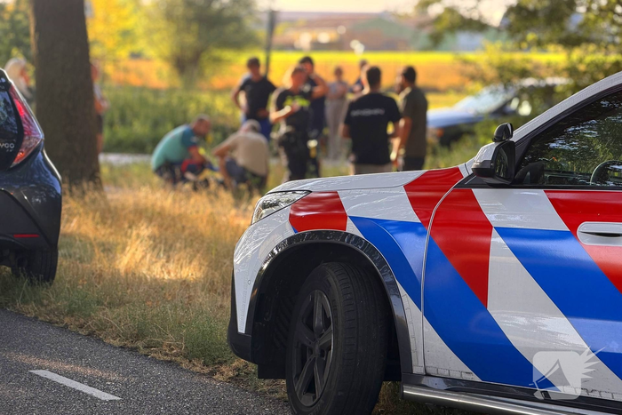 Motorrijder zwaargewond bij aanrijding
