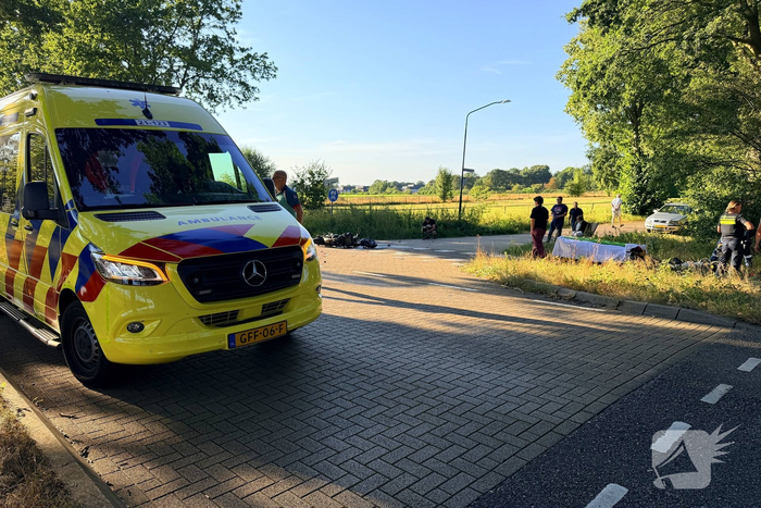 Motorrijder zwaargewond bij aanrijding