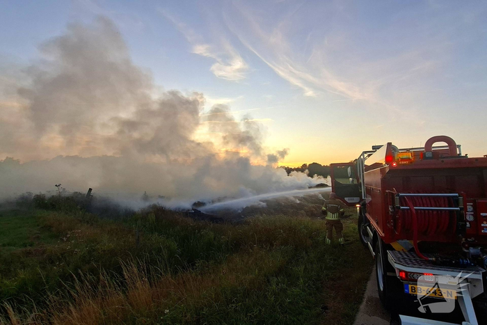 Grote rookontwikkeling door brand
