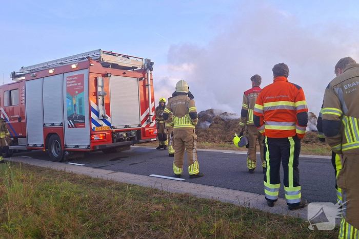 Grote rookontwikkeling door brand