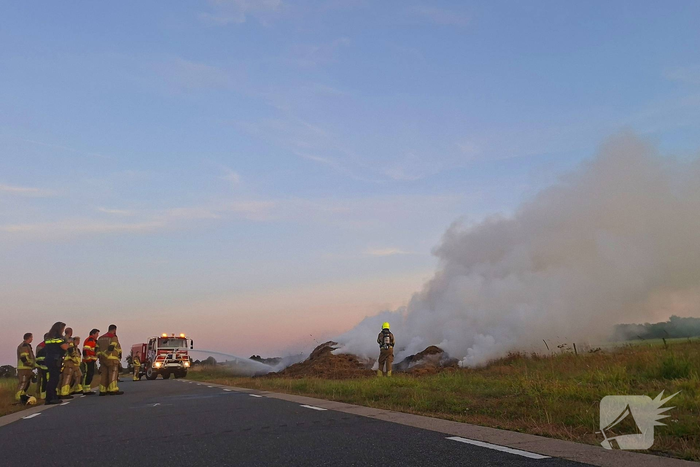 Grote rookontwikkeling door brand