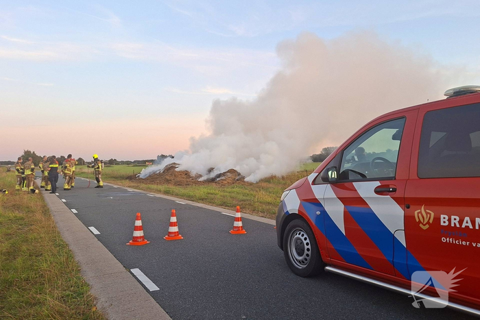 Grote rookontwikkeling door brand