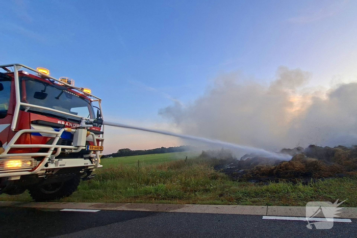 Grote rookontwikkeling door brand
