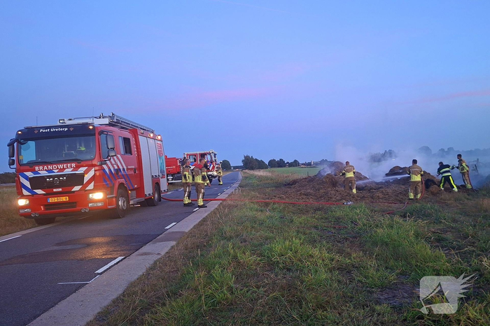 Grote rookontwikkeling door brand