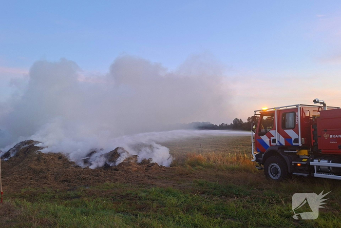 Grote rookontwikkeling door brand