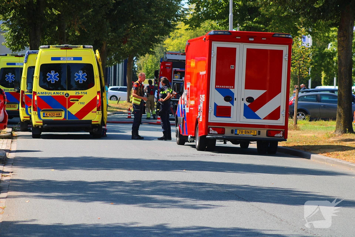 Hulpdiensten massaal ingezet bij brand