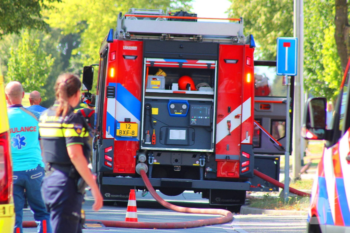 Hulpdiensten massaal ingezet bij brand