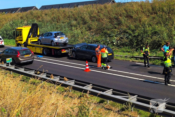Aanrijding tussen twee voertuigen