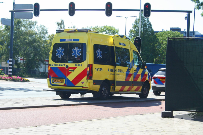 Aanrijding tussen fietsers met letsel