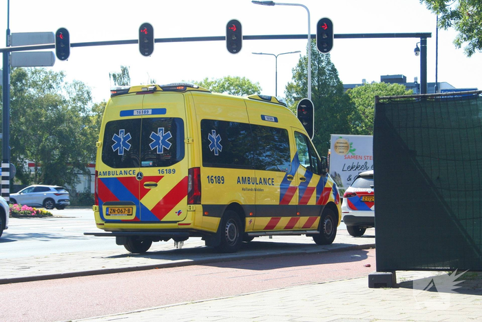 Aanrijding tussen fietsers met letsel