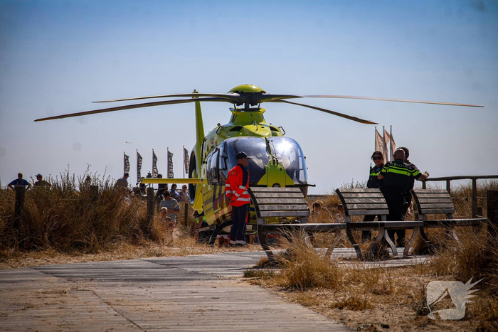 Hulpdiensten intensief ingezet op strand wegens medische noodsituatie