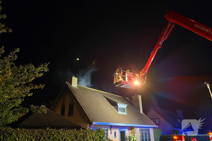 Woningbrand door brandende voerboot