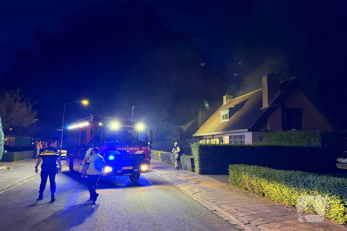 Woningbrand door brandende voerboot