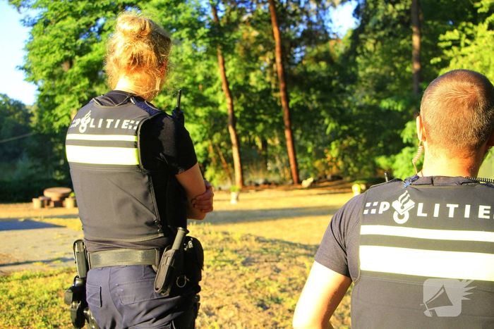 Drone team ingeschakeld bij bosbrand