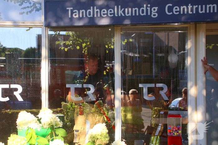 Waterlekkage in tandheelkundig centrum